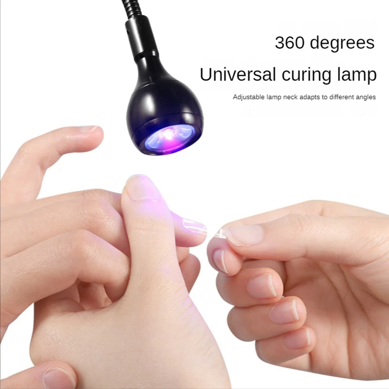 TKOH-650Nm波長の赤色光マニキュアランプ,高出力,360 ° UV硬化,光線療法機,LEDネイルランプ,EUプラグ