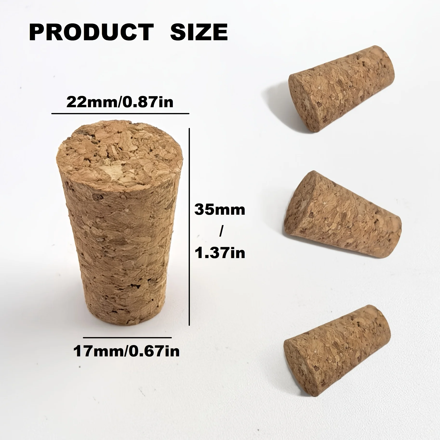 30개 천연 부드러운 테이퍼형 나무 코르크 마개, 누수 - Wine Beer Making Supplies 리뷰 및 가격