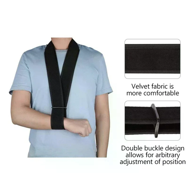 Breathable Arm Sling Adjustable Arm Support Strap Immobilizer For Injury Shoulder Elbow Wrist Dislocation Fracture Brace Belt