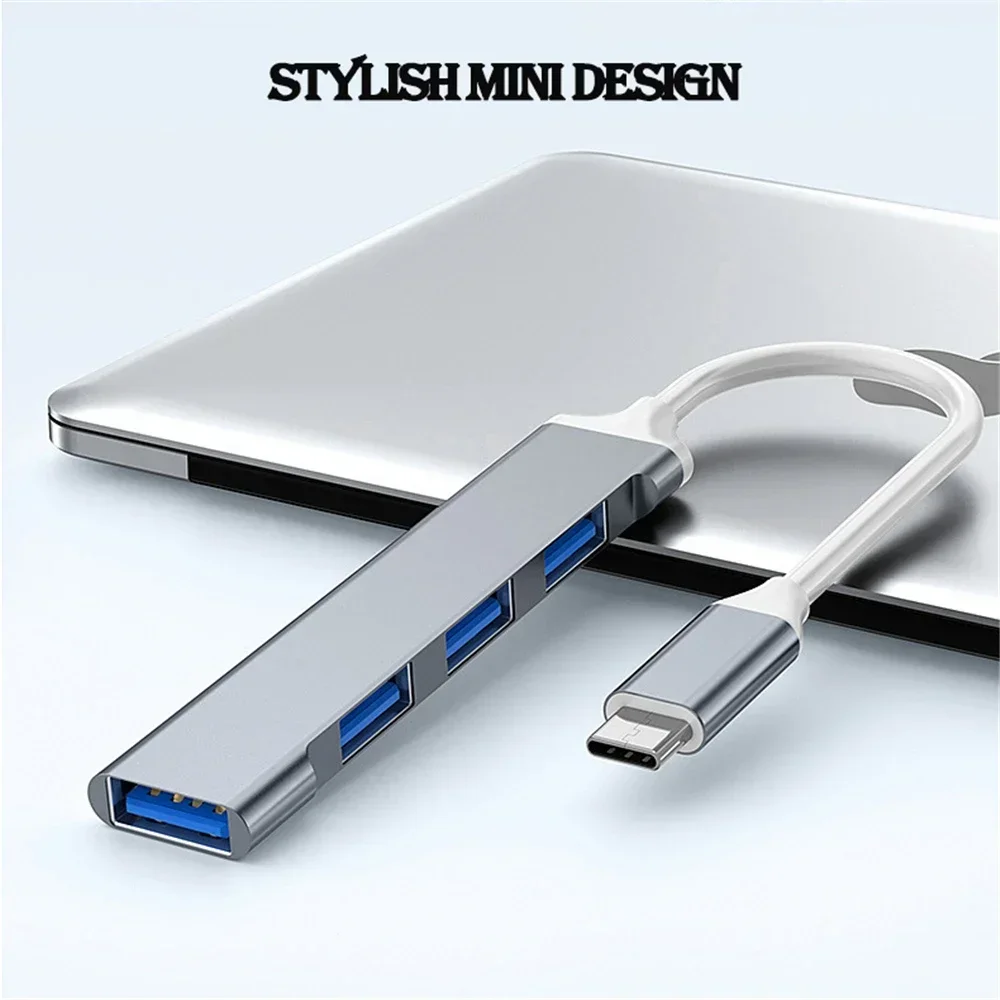 

4Port USB 3.0 Hub USB Hub High Speed type c Splitter 5Gbps For PC Computer Accessories Multiport HUB 4 USB 3.0 2.0 Ports