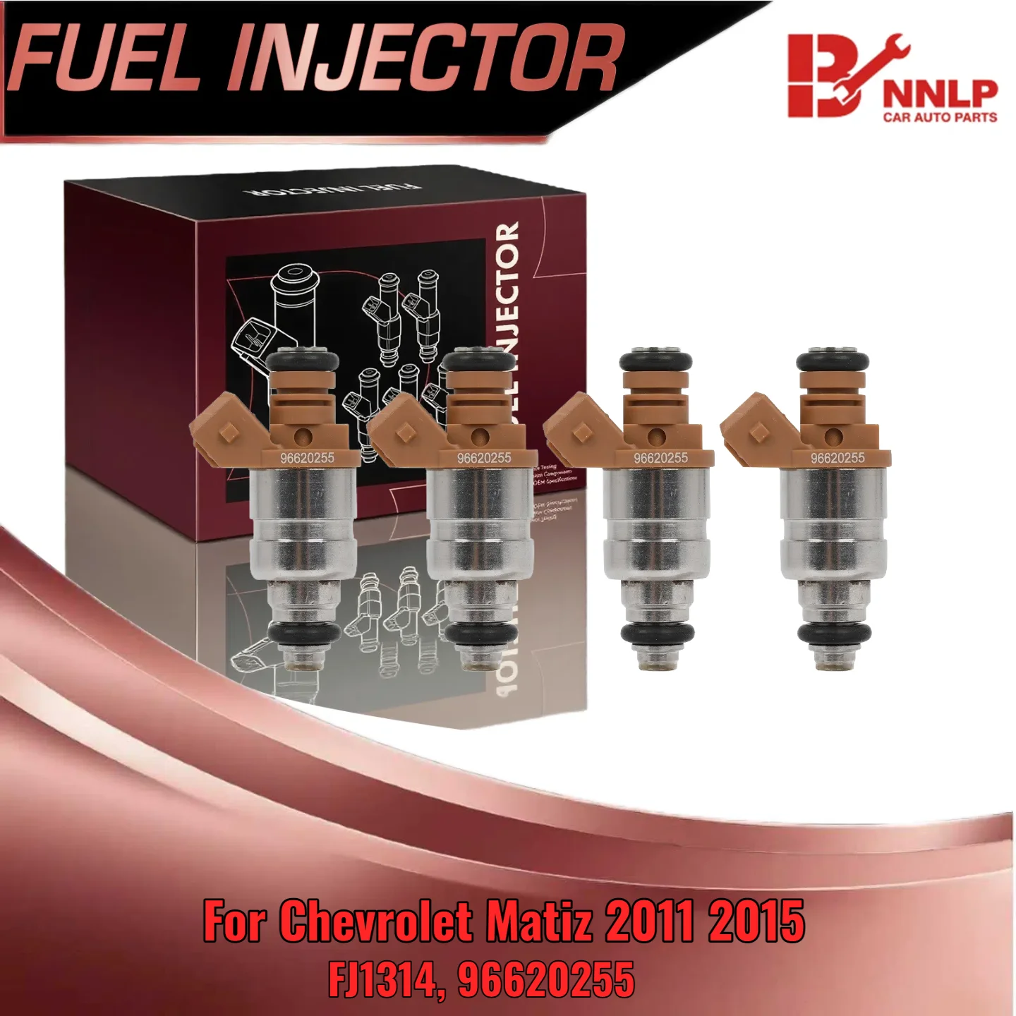 

For Chevrolet Matiz 2011 2015 For Pontiac Matiz 2004 2010 L4 10L Engine Fuel Injector FJ1314 96620255