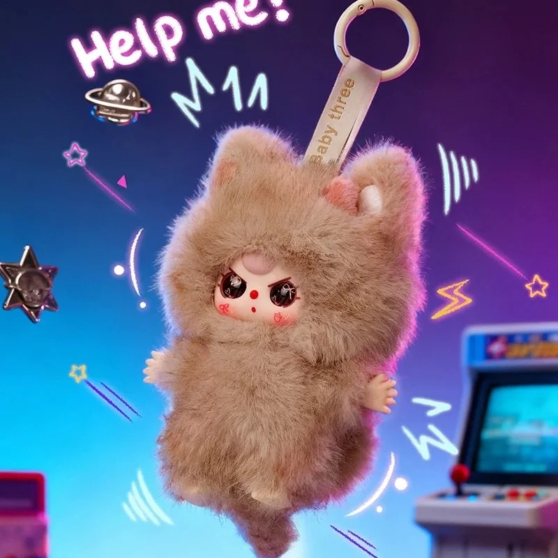 Nieuwe Baby Drie Walonglong Serie Blind Box Kawaii Mini Vinyl Pluche Pop Tas Hanger Decor Ornament Trendy Speelgoed Verrassingscadeau