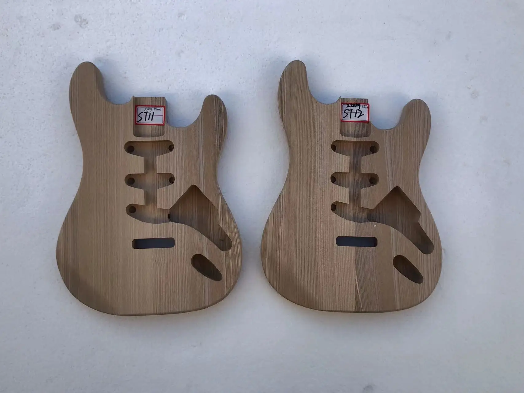 

Top Quality DIY Bodies 3A Grade 2PCS Ash Wood Body for Custom 6 Strings Electric Guitar Guitarra in Stock Discount