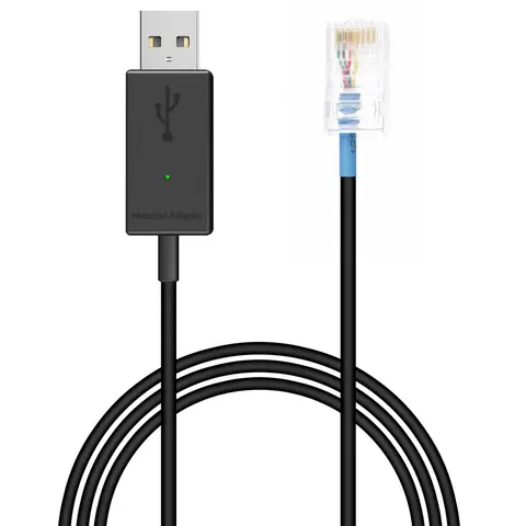 VoiceJoy A12 RJ45 to USB Adapter for Plantronics CS500,CS510,CS520,CS530,CS540