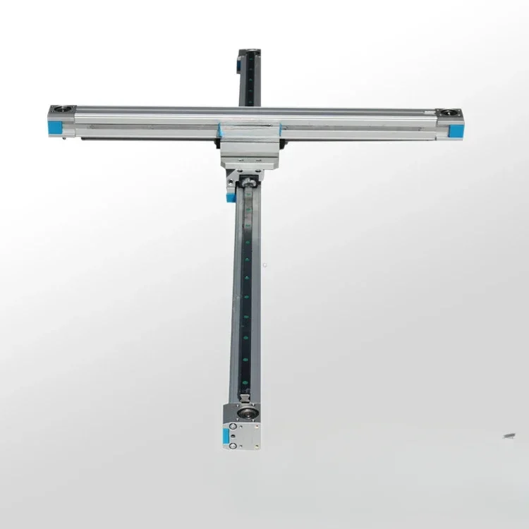 Cross two-axis cantilever upper and lower feeding row frame sliding table, large welding machine equipment tools