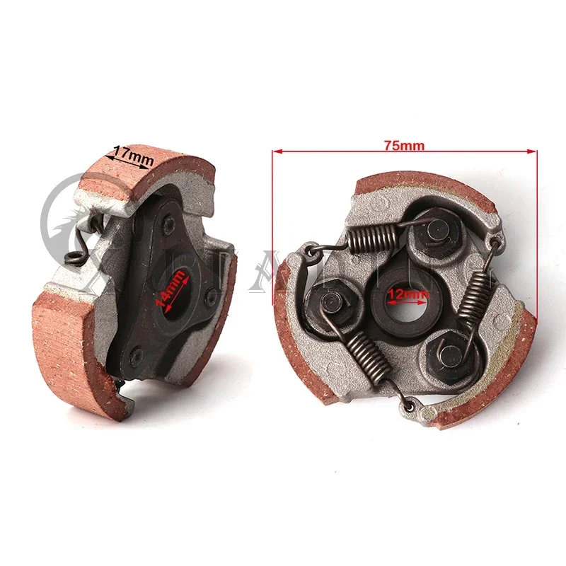 47cc 49cc Clutch Pads Assembly Springs for Pocket Bike Mini Dirt Bike Quad ATV 2 Stroke Air Cooled Engine Motorcycle Accessories - view 4