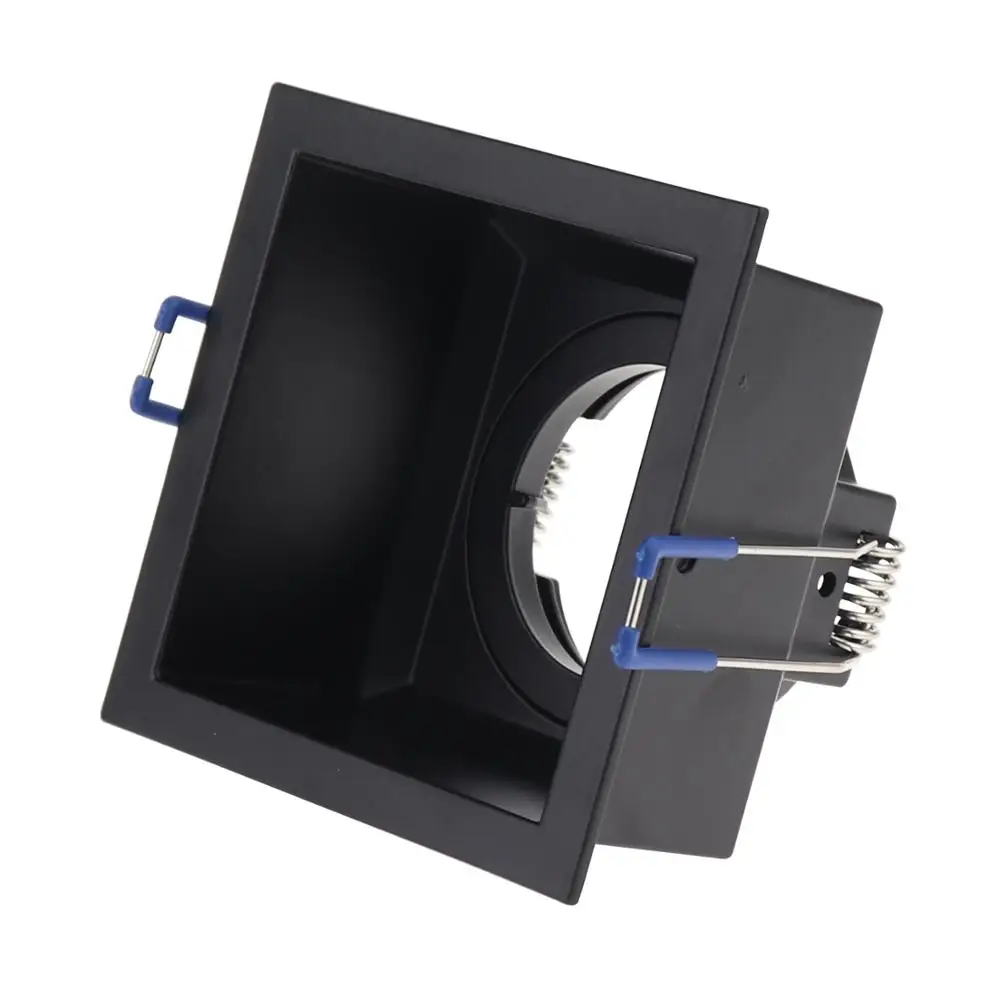 

Simple Design Anti Glare GU10 MR16 Bulbs Zinc Alloy Recessed Ceiling LED Downlight Frame Spot Light Fixture Holder Fittings