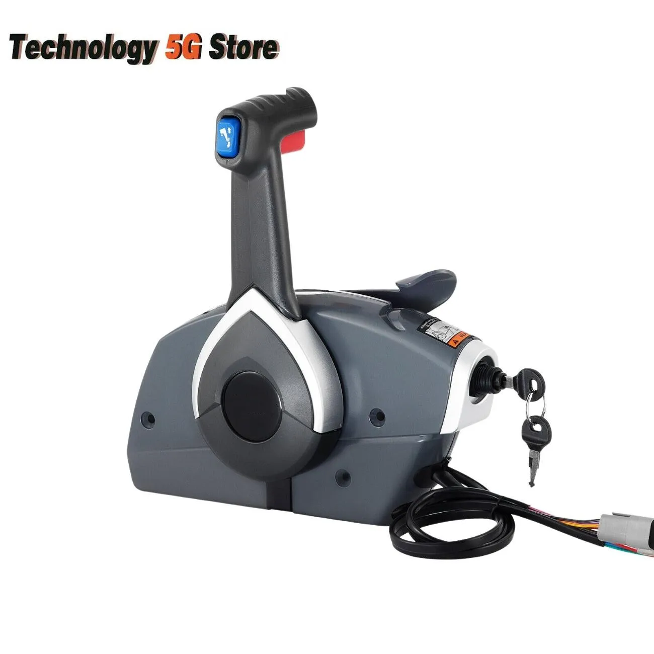 สำหรับ OMC BRP Johnson Evinrude กล่องควบคุมระยะไกลแบบติดตั้งบนพื้นผิวด้านข้าง 5006180 พร้อมสวิตช์ตัดแต่ง