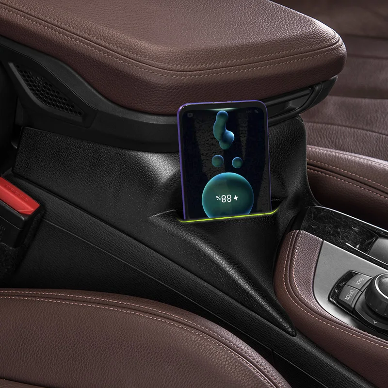 

Car Armrest Console Box Storage Items Cable Organizer Car Storage Box Accessories For BMW X1 X2 LHD 2016 2017 2018 2019 2020