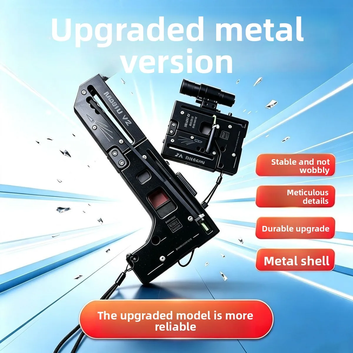 Metal Magic Card Children Toy Portable Pocket Folding Deformation Toys Decompression Slingshot Outdoor Sports Target Shooting