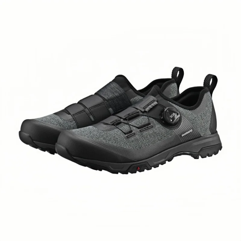 Shimano SH-ET701 Flat Touring Shoes Black/Almond Brown For E-BIKE Commuting And Travel Unlocked Riding Shoes Original view 4