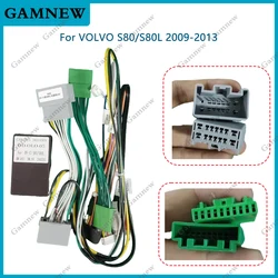 16Pin Car Stereo Wire Harness Power Cable With Canbus Box Decoder For Volvo S80 2009-2013 OD-VOLVO-05