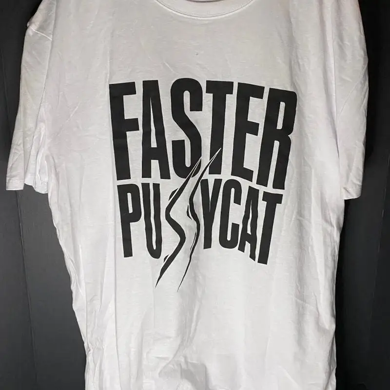 Faster Pussycat Lightning Bolt Logo T-Shirt