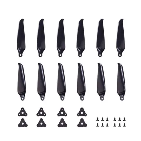 FPV 프리스타일 드론용 접이식 프로펠러, DIY 부품, 3 블레이드 드론, 2 쌍, 7 인치