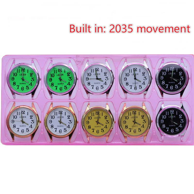 2035 Movement Waterproof Digital Watch Large Display DIY No Band Needed Shock Resistant Timepiece for Active Lifestyles