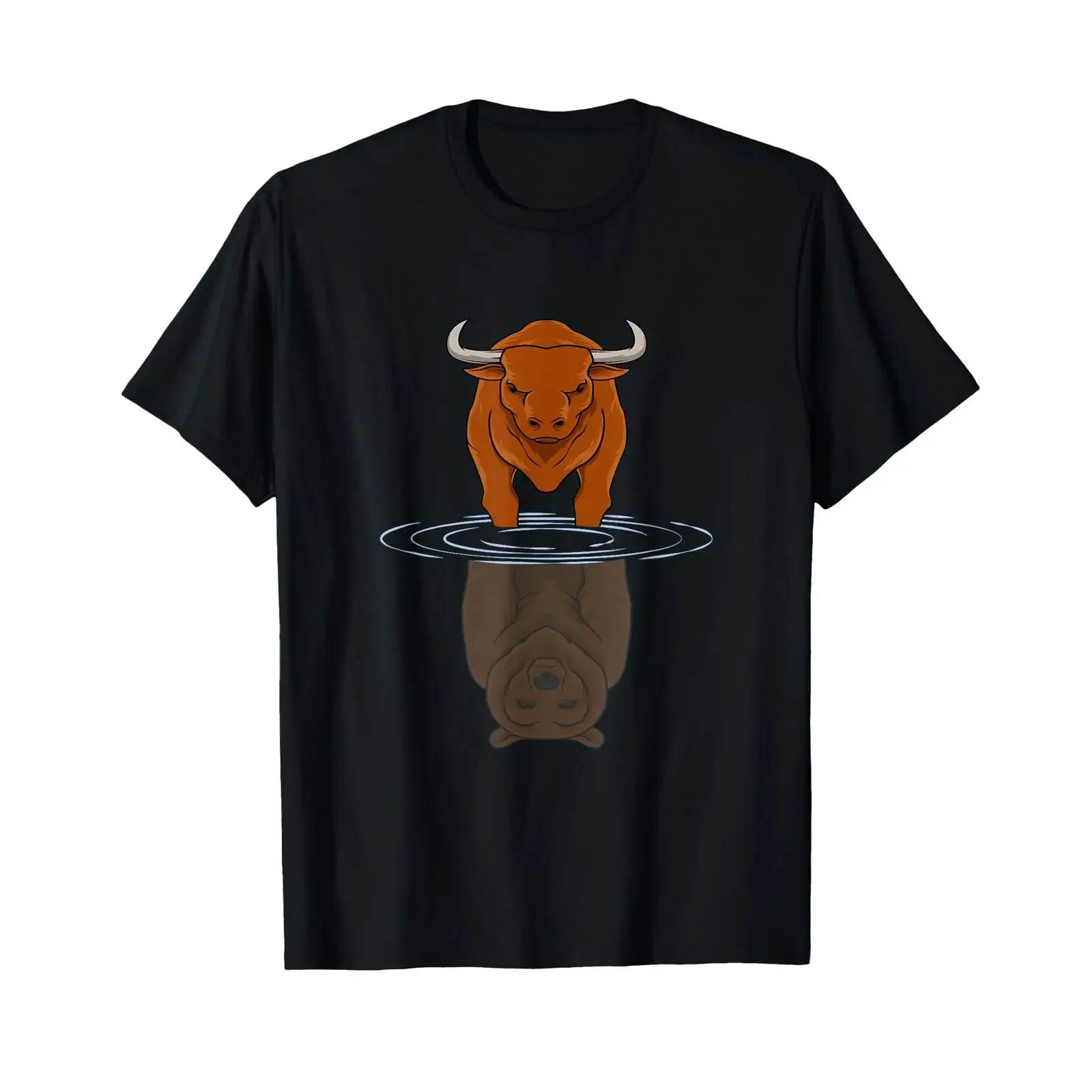 Aktien Börse Vs Bear Investors Stock Market Courses T Shirt vintage Washed homme fashion Versatile graphic streetwear Unisex