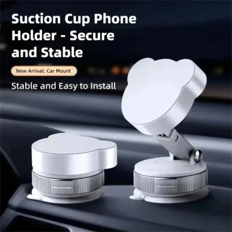 

Car Magnetic Mobile Phone Holder 360 Degree Rotation Vacuum Adsorption No Need To Charge Suitable for Car Navigation NEW 2025