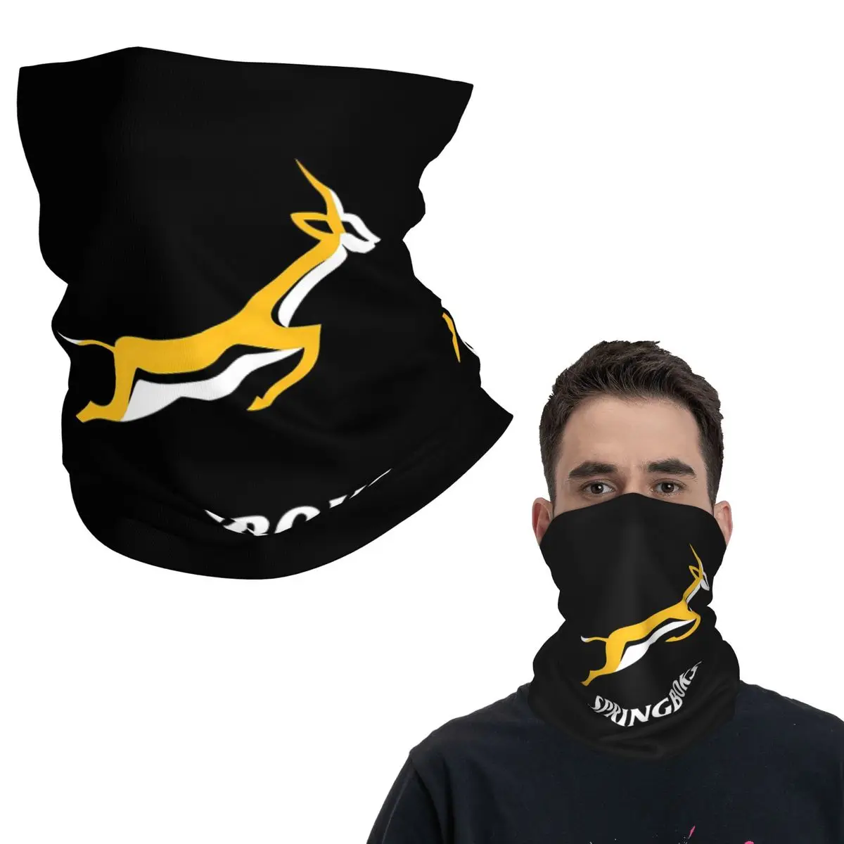 

South Africa Bandana Neck Gaiter Printed Wrap Scarf Multifunction Balaclava Running For Men Women Adult