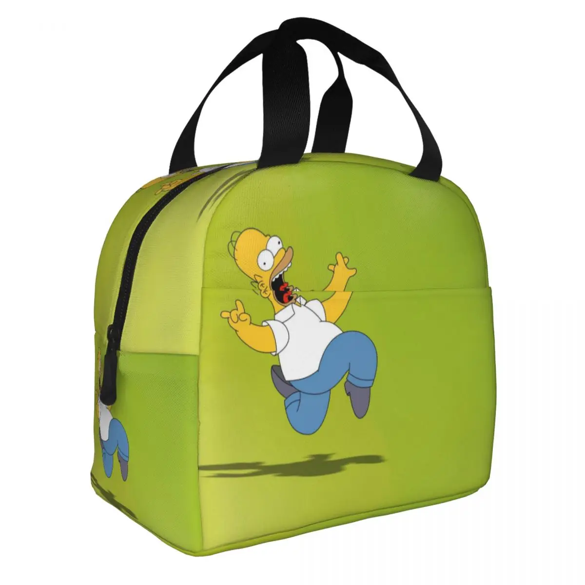 

Simpsons Cartoon Insulated Lunch Bags High Capacity Reusable Thermal Bag Tote Lunch Box School Picnic Food Bag