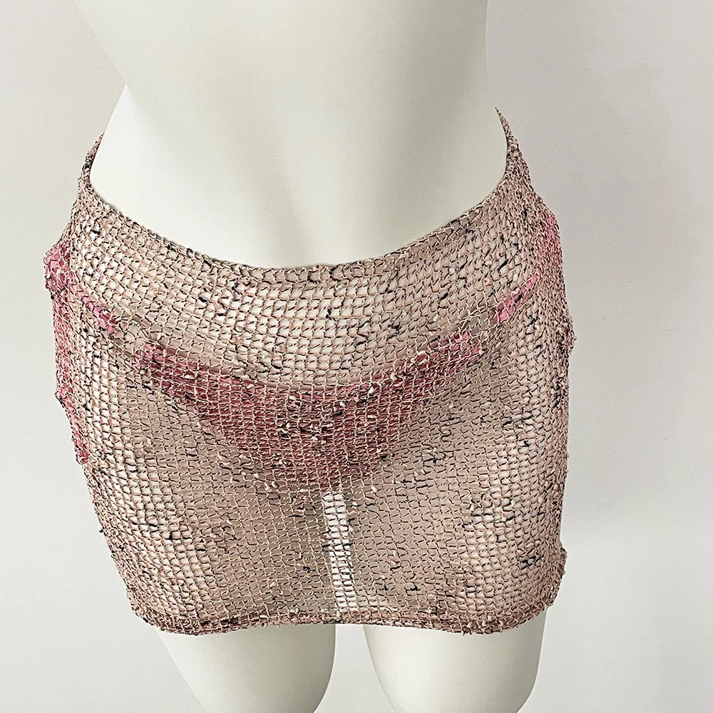 DEBAIOR 3 個ビキニセットプッシュアップビキニセクシーな女性水着光沢のあるスカート女性水着プリント水着ビーチウェアカバーアップ