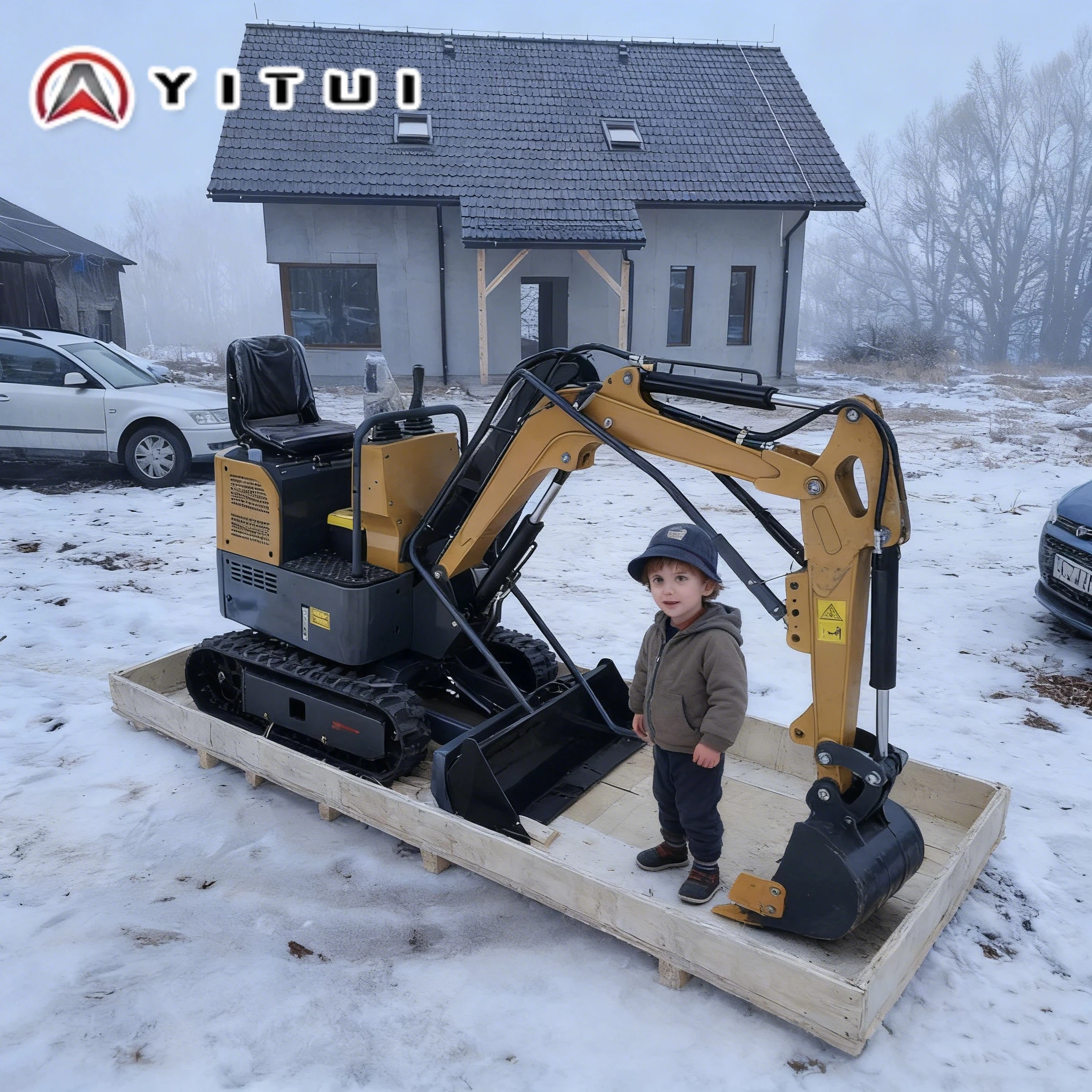 

High Efficiency Chinese Factor Price Mini Excavator Euro 5 Kubota Engine Flexible Movement For Home Customized
