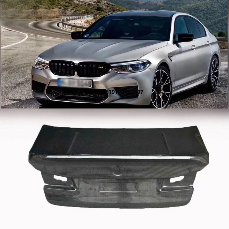 

Carbon Fiber Trunk Lid for 5 Series 2018-2022 M5 F90 G30 540i M550i Carbon Fiber Rear Trunk
