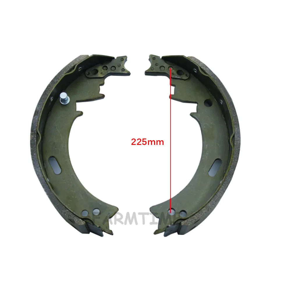 Brake Shoes Thickened Break Pad (4 pieces) for Forklift HELI 3-3.5T，HANGCHA A30/A35/30HB