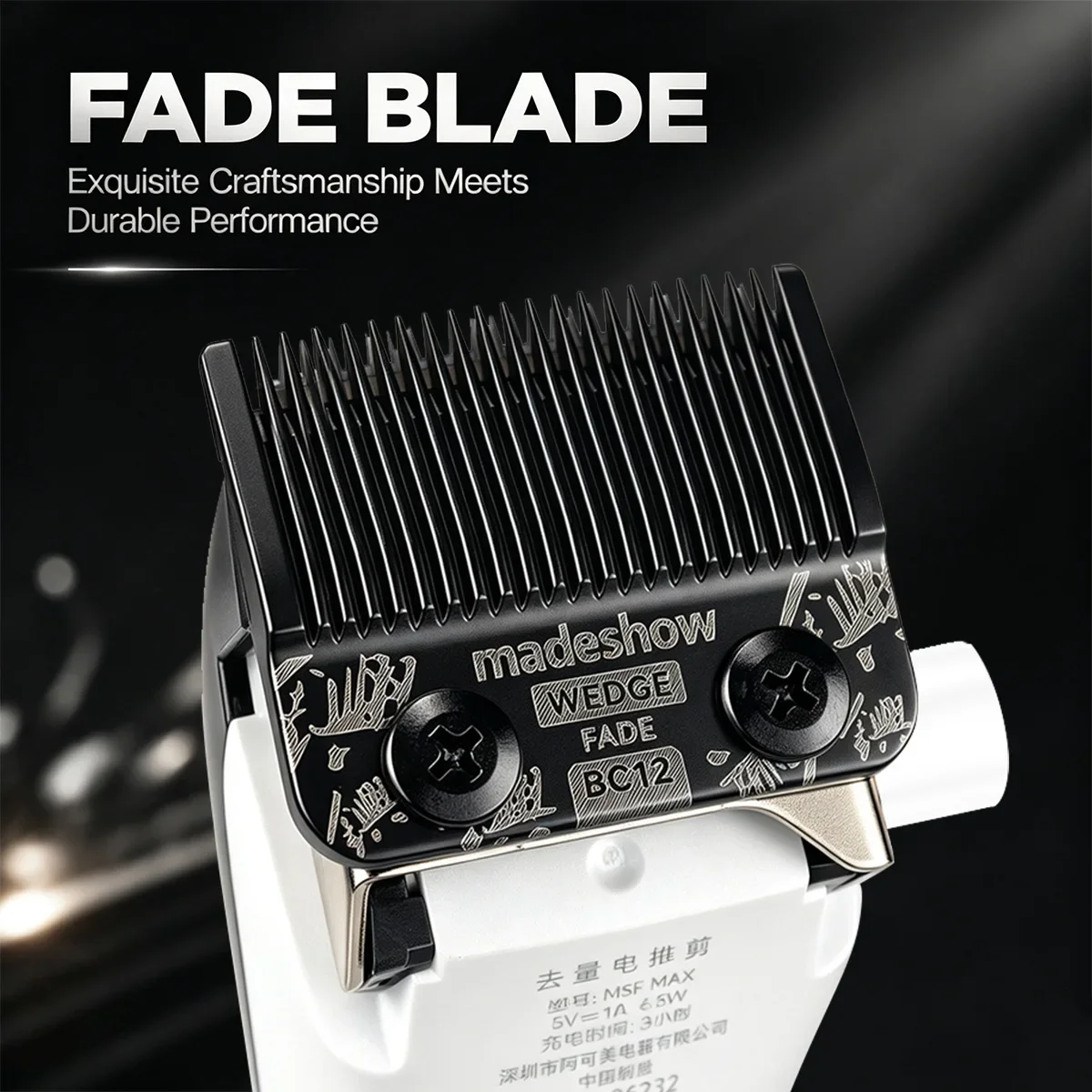 Madeshow M5F M6 MAX Hair Clippers Men Professional Kit Low Noise Brushless Motor Full Metal Haircut Machine Hair Trimmer Machine
