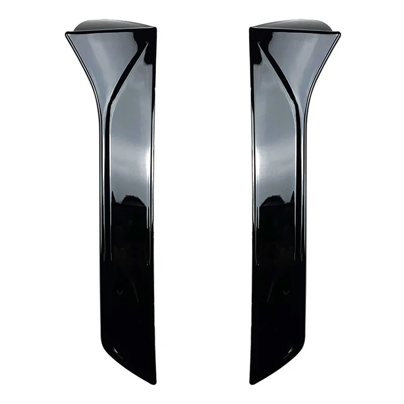 2Pcs Car Rear Window Side Wing Spoiler Glossy Black Exterior Parts for SEAT LEON 2013 2014 2015 2016 2017 2018 2019 2020 2021