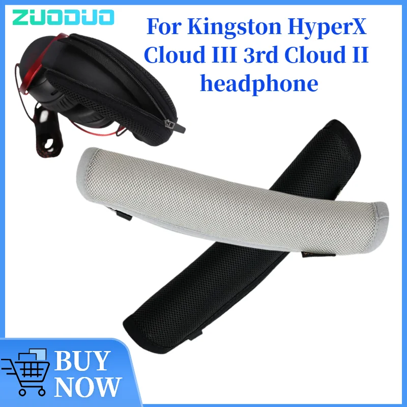 

ZUODUO Replacement Headband Cover for Kingston HyperX Cloud III 3rd Cloud II Headphones Protective Headband Case
