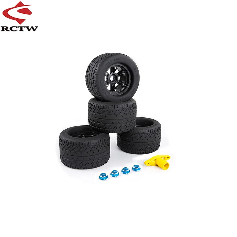 High Quality on-Road Off-road Wheel Tire 4pcs Size:200*120mm for 1/5 Rc Car Traxxas MAX-X TRX X-Maxx XMAXX Truck Parts