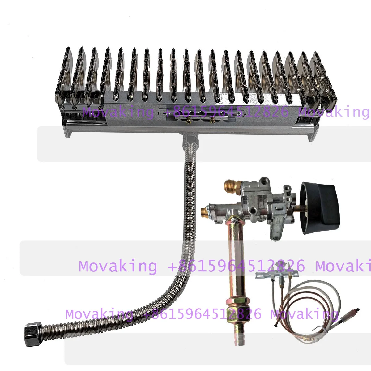 

Запасные части для печи NG LPG, природный газ, искровая сборка, зажигание, 20-рядная горелка с защитой от пламени, безопасный клапан
