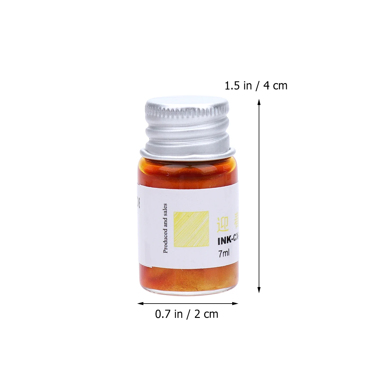 

12pcs Gold Powder Fountain Pen Ink Luminous Colored Bottled Writing Drawing Painting Smooth Flow Fast Absorbing Ink For Art