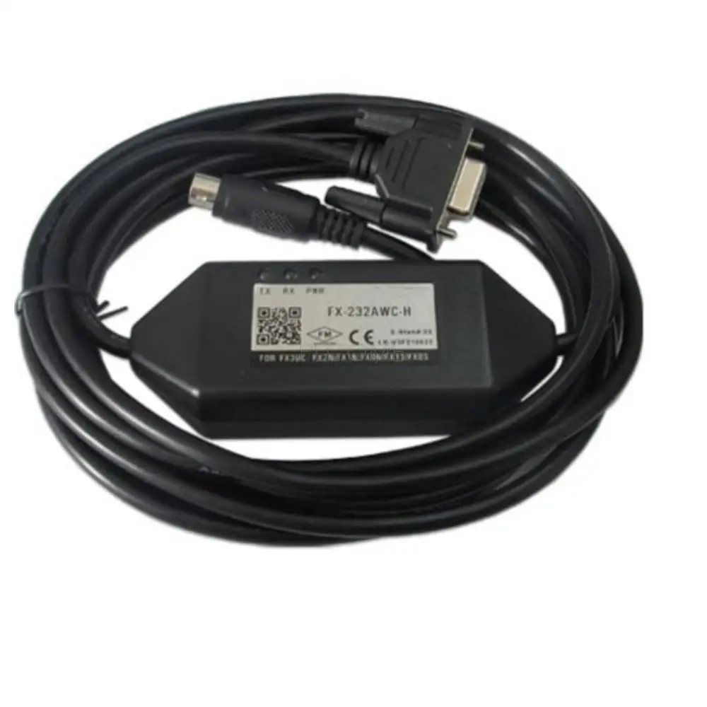 FX-232AWC-H RS232 PLC Programming Cable for Mitsubishi MELSEC FX Series FX2N/FX0N/FX1S/FX1N/FX0S FX3U FX3G 3S DB9F-M