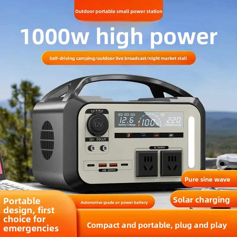 220V Portable Outdoor Power Station Large Capacity High Power for Camping RV Stall Live Broadcast
