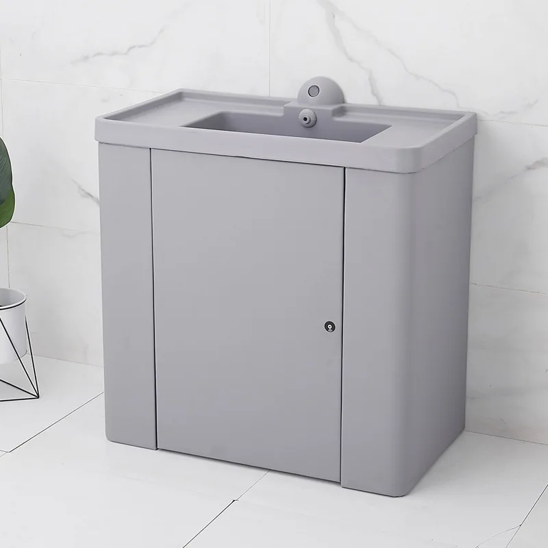 Soft-packed silicone wash basin Anti-collision concealed sensing water outlet Smart card door lock Wash basin