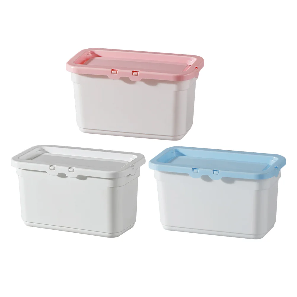 

3 Pcs Laundry Beads Storage Box Dispenser Organization Bucket Powder Container Holder Detergent Pp