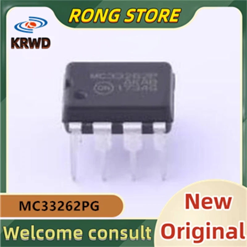 (30PCS) MC33262P  New and Original Chip IC MC33262PG MC33262  DIP-8 AC-DC