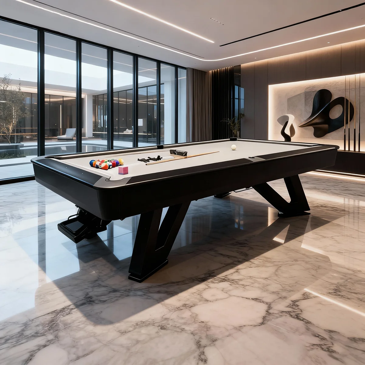 

Недорогой индивидуальный 9-футовый бильярдный стол для клубных спортивных игр