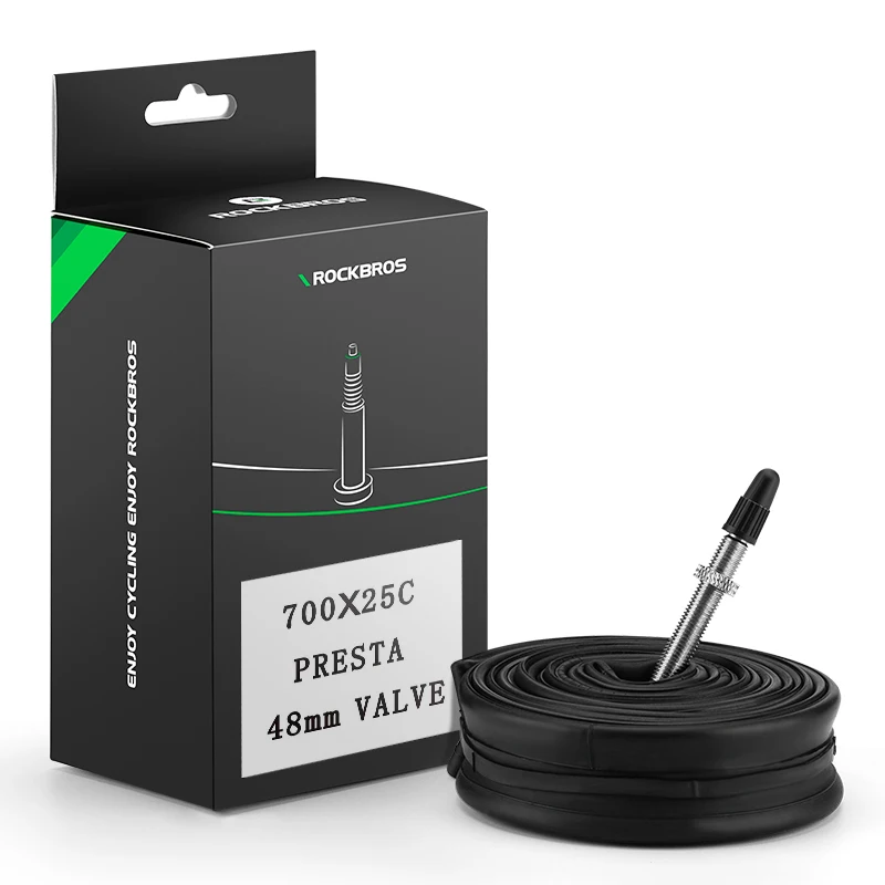 AliExpress ROCKBROS Bicycle Inner Tube 700C Road Bike Tube 700*23C 25C 28C 35C Schrader Presta Valve Butyl Rubber Cycling Inner Tube