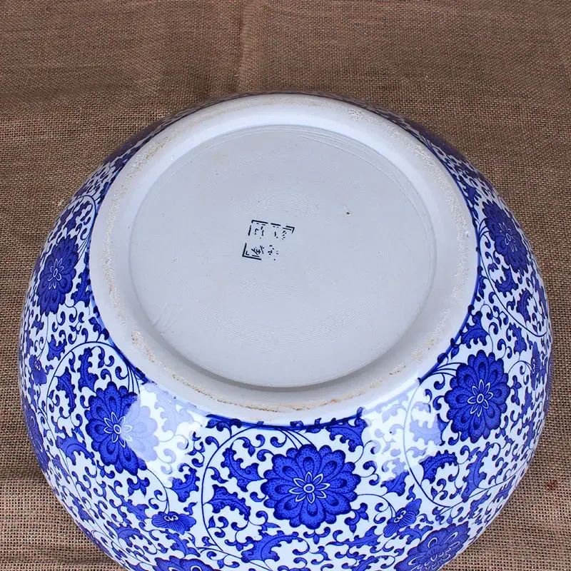 z Fashionable Large Ceramic Flower Pots Modern Traditional Chinese Style Home Decoration Vase Floor Vase Pottery
