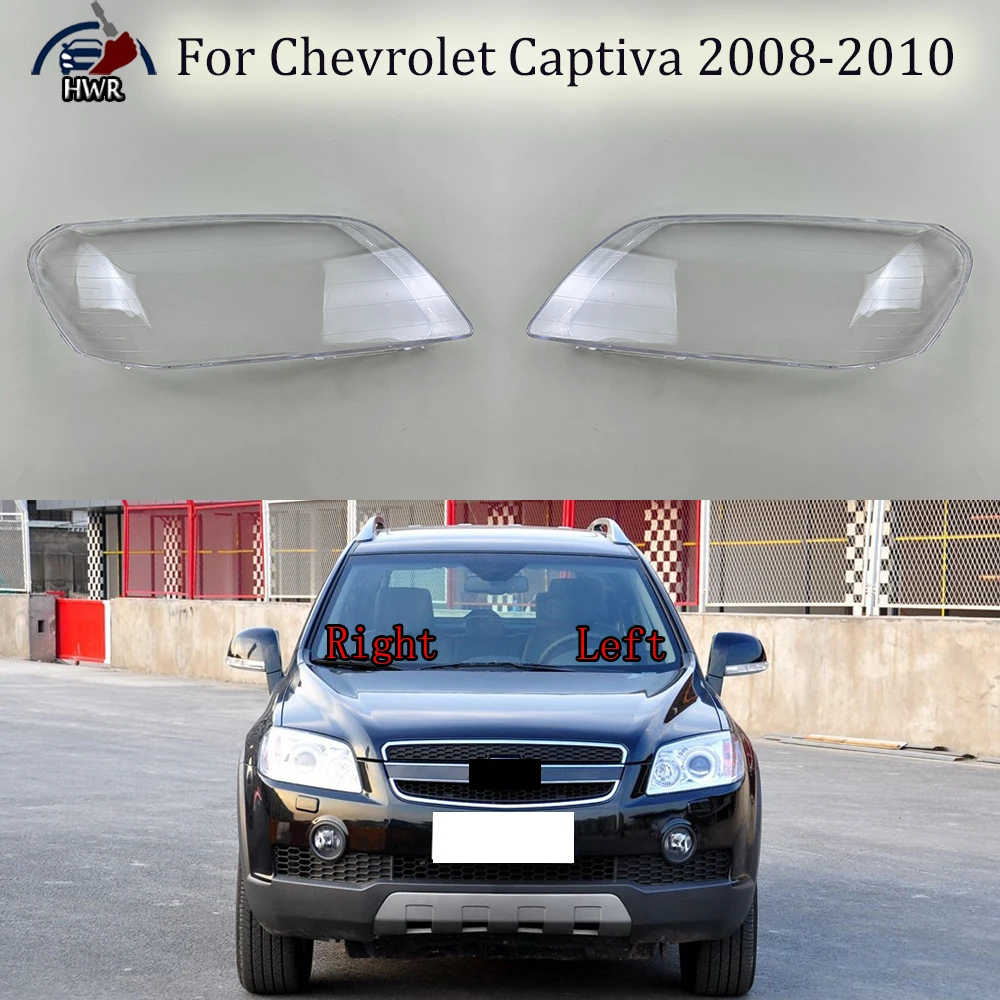 Headlamp Cover Transparent Headlight Shell Lens Plexiglass Replace Original Lampshade For Chevrolet Captiva 2008 2009 2010