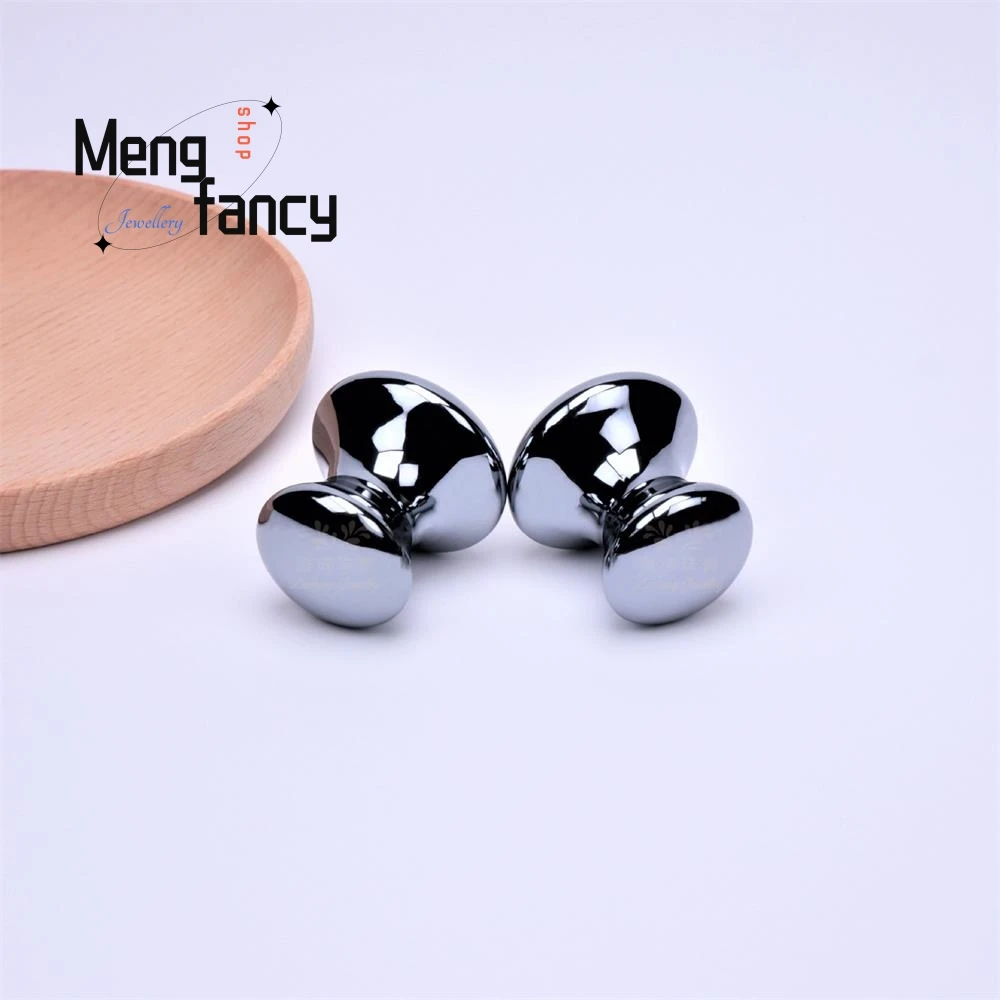 Natural Energy Stone Mushroom Head Terahertz Massager SPA Beauty Facial Meridians Simple Exquisite High-grade Fashion Jewelry