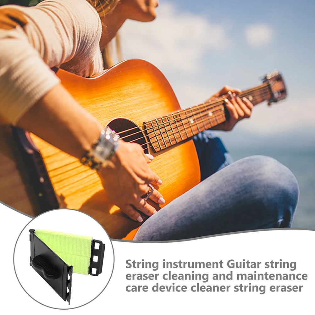 

String Cleaner Scrubber Acoustic Guitar Cleaning Kit Grinder Brush Abs Violin Accessories Fretboard