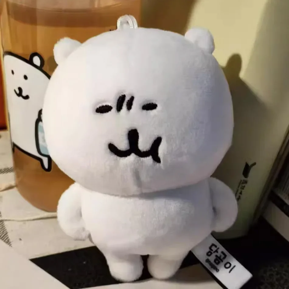 

Cute Joke Bear Anime Plush Keychain Polar Bear Valentine Rose Series Kawaii Soft Stuffed Bag Pendant Birthday Gift