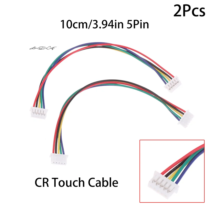 

2 шт. CR Touch Clone Cable, 5-контактный, 10 см, короткий провод Sprite, детали 3D-принтера для Creality Ender 3 Ender3 pro Enders - сенсорный кабель