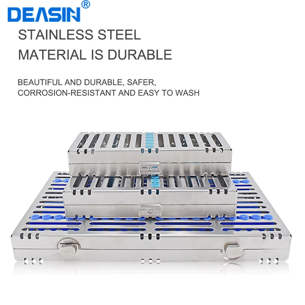 For 5Pcs /For 10 Pcs/For 20 PcsHigh quality  Dental Instrument Disinfection cassette Stainless steel