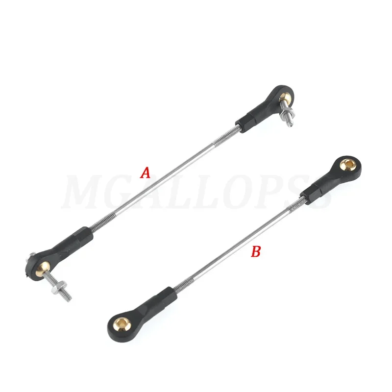 1set Nylon Rod End Assembly Push Rod Kit Include Push Pull Rod And M2 Plastic Rod End For Remote Control Car /Boat / Airplane