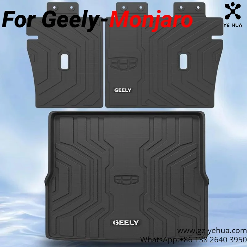 Per GEELY Monjaro Manjaro Xingyue L KX11 2024 dedicato TPE Trunk Mat parti automobilistiche