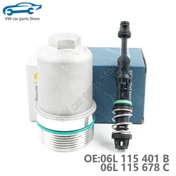 06L115401S For VW EA888 GEN3 Golf MK6 Tiguan Touran Scirocco Passat B8 Sharan Jetta Oil grid oil filter check valve all aluminum